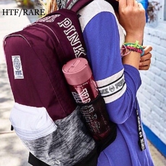 PINK Victoria's Secret Handbags - 🆕RARE➡️PINK VS BLACK ORCHARD LIMITED CAMPUS🎒